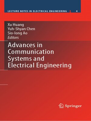 cover image of Advances in Communication Systems and Electrical Engineering